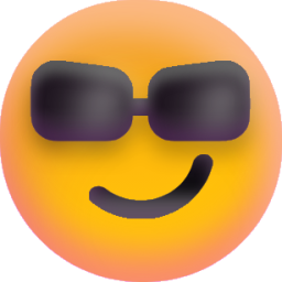 Smiling Face with Sunglasses emoji