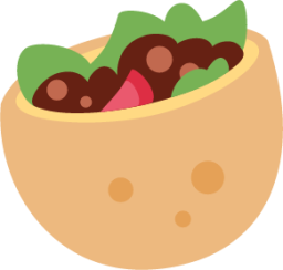 stuffed flatbread emoji