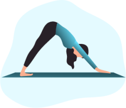 Yoga position illustration