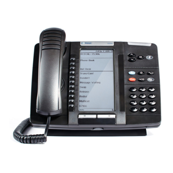 Mitel MiVoice 5320e Quick Reference Manual