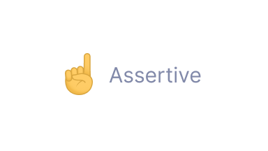 Assertive