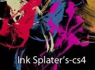 Ink splatter's Brush CS4 