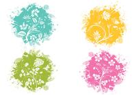 Splatter Flower Brush Pack