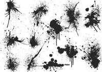 Ink Drop and Spray Paint Brushes Pack 