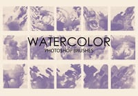 Free Watercolor Wash Photoshop Brushes 4