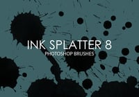 Free Ink Splatter Photoshop Brushes 8