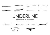 Underline Photoshop Brushes