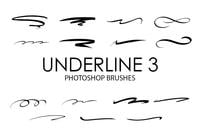 Underline Photoshop Brushes 3