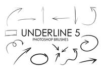 Underline Photoshop Brushes 5