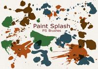 20 Paint Splash PS Brushes.abr vol.1