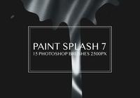 Paint Splash Photoshop Brushes 7