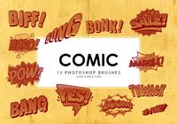 Comic Photoshop Brushes