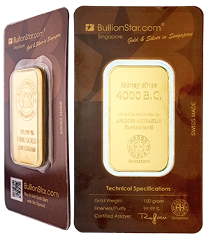 BullionStar Gold Bar