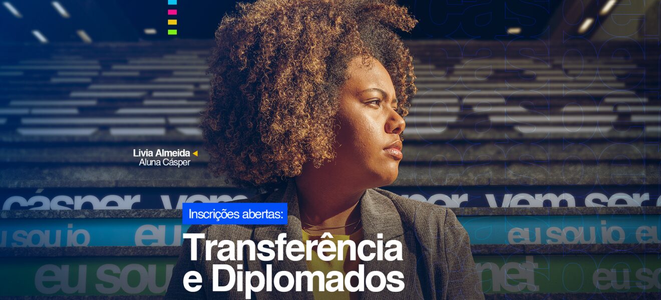 Imagem em destaque para Matrículas por transferência e Diplomados – Inscrições abertas para o processo seletivo da Cásper