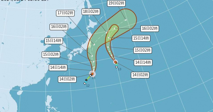 （圖／翻攝自中央氣象署）