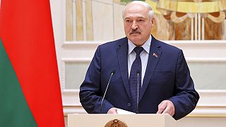 Belarus' president says Western states are trying to overthrow him