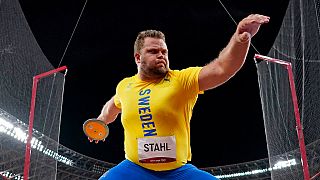 Le grand favori Daniel Stahl, champion du monde en titre, est devenu champion olympique du lancer du disque pour la première fois de sa carrière.