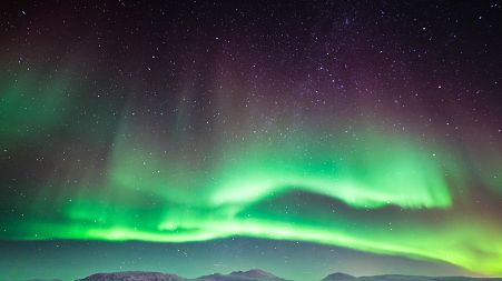 The Northern Lights in Swedish Lapland