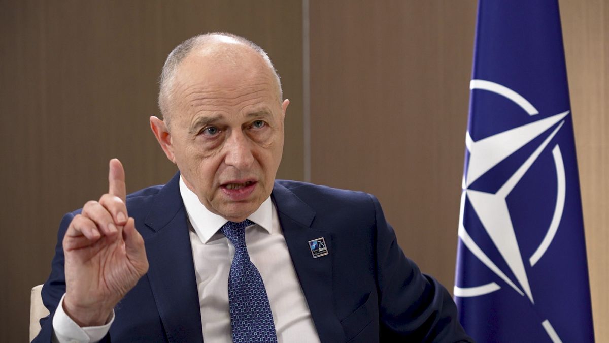 NATO Deputy Secretary General Mircea Geoana in Washington, 11 July 2024