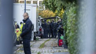 Police investigate two explosions near the Israeli embassy in Copenhagen, October 2, 2024