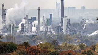 A BP refinery steams in Gelsenkirchen, Germany, although Germany's economy is spluttering