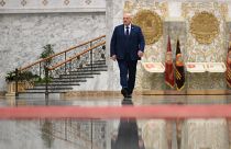 Belarusian President Alexander Lukashenko prior to the meeting of the Supreme State Council of the Russia-Belarus Union State in Minsk, 6 December, 2024