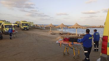 Una spiaggia di Marsa Alam, in Egitto, dove lo scorso novembre era affondato uno yacht turistico 