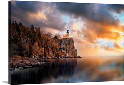 A Cloudy Day At Split Rock Lighthouse