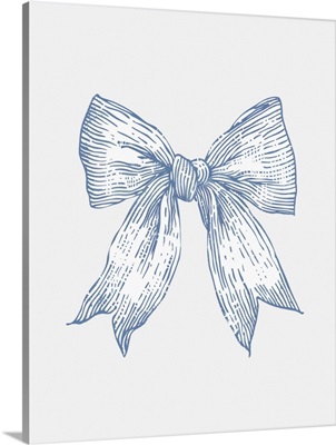 Nautical Pale Blue Bow