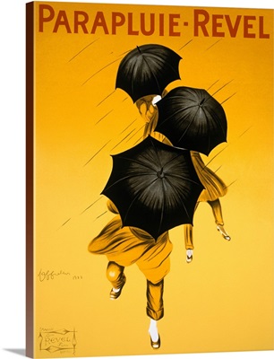 Parapluie Revel, 1922, Vintage Poster, by Leonetto Cappiello