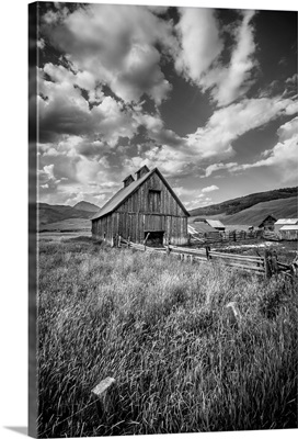 Black and White Barn