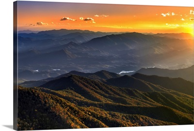 Smoky Mountains Sunset