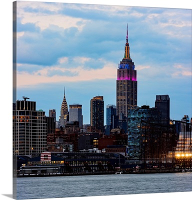 Empire State Building And Chrysler Building