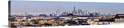 Lower Manhattan Panoramic View From New Jersey