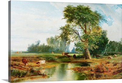 Cattle Watering, 1888