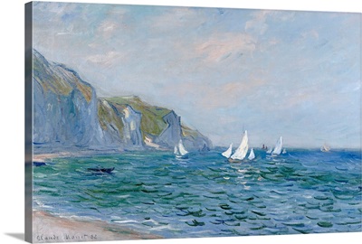 Cliffs and Sailboats at Pourville