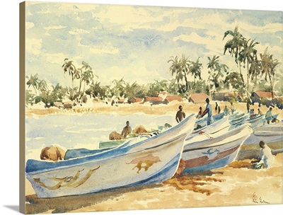 Fishing Boats, Beached