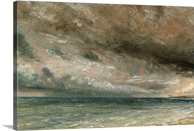 The Coast at Brighton - Stormy Evening, c.1828