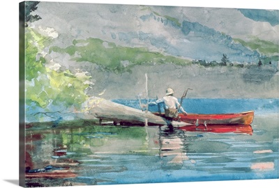 The Red Canoe, 1884