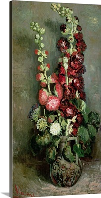 Vase of Hollyhocks, 1886