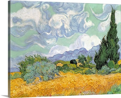 Wheatfield with Cypresses, 1889