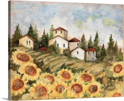 Tuscan Sunflower Landscape