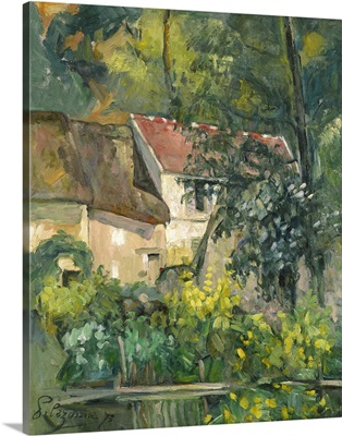 House of Pere Lacroix, by Paul Cezanne, 1873