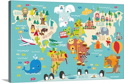 Children's World Map