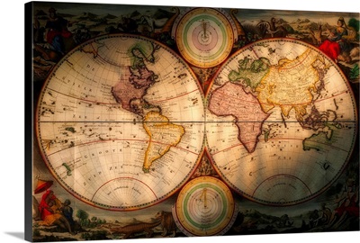 Antique world map