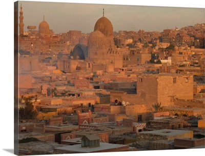 Glorious time to capture this side of Islamic Cairo bathed in soft glow of sunset amber.