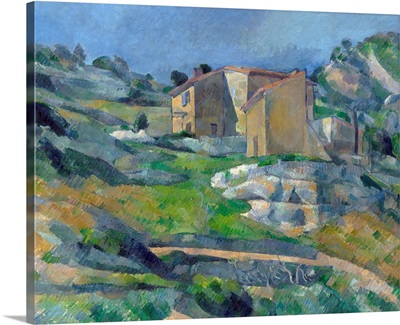 Houses In Provence: The Riaux Valley Near L'Estaque By Paul Cezanne