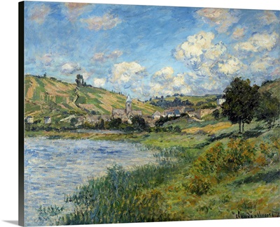 Landscape at Vetheuil by Claude Monet