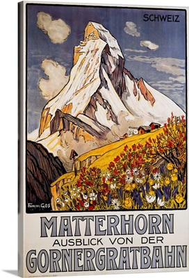 Matterhorn Travel Poster by Francois Gos