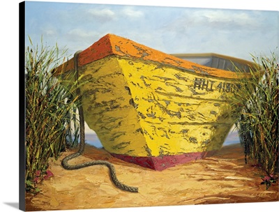 Yellow and Orange Rowboat